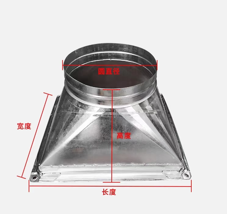 江西盛達風管加工：變徑接頭產品-2